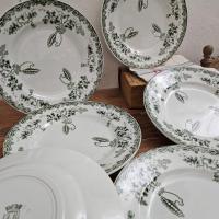 4 assiettes plates st amand 2