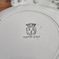 5 assiettes plates st amand 2