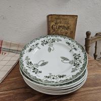 6 6 assiettes plates st amand