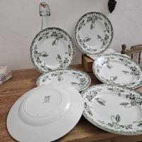 6 assiettes plates st amand 2